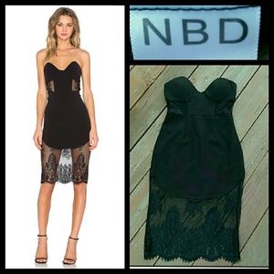 NBD black cocktail dress